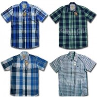 Áo Sơ mi HOLLISTER Tay Ngắn sọc kẻ