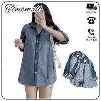Áo sơ mi jean nam nữ, hàng xuất dư
