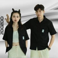 Áo Sơ Mi Kaki HOME Tay Ngắn 1 túi Cổ Điển, Phong Cách ZooZoo