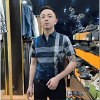 Áo sơ mi kẻ caro nam bbr côc tay , hàng cao cấp , chất liệu cotton thô lạnh mịn thấm hút mồ hôi
