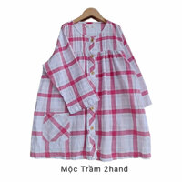 Áo sơ mi kẻ caro, tay lửng