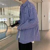Áo Sơ Mi Kẻ Sọc Nam Xuân Thu Dài Tay Áo Sơ Mi Nam Nhật Bản Mỏng Phong Cách Chống Nắng Áo Phiên Bản Hàn Quốc Hợp Thời Trang Phù Hợp Với Áo Sơ Mi Rời Nam