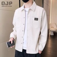Áo Sơ Mi Khoác Ngoài Phong Cách Nhật Bản Thời Trang Xuân Thu Cho Nam