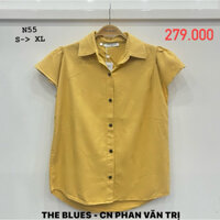 Áo sơ mi kiểu tay cánh tiên N55 - The Blues
