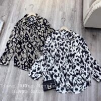 ÁO SƠ MI LỤA DA BEO HOẠ TIẾT HOT