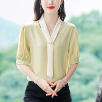 Áo sơ mi lụa Quảng Châu cao cấp