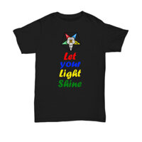 Áo sơ mi Masonic - Let Your Light Shine - Order Of The Eastern Star Symbol Oes Tee