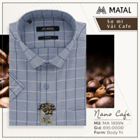 Áo sơ mi Matal ngắn tay kẻ ô vuông