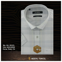 Áo sơ mi Matal ngắn tay kẻ sọc trắng