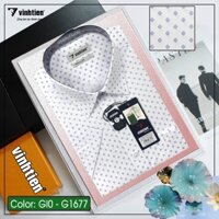 Áo Sơ Mi Nam Bamboo Ngắn Tay Dáng Suông Vĩnh Tiến G1677