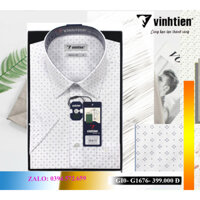 Áo Sơ Mi Nam Bamboo Ngắn Tay Dáng Suông Vĩnh Tiến G1676