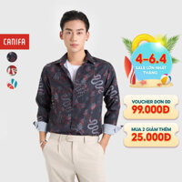 Áo sơ mi nam CANIFA dài tay tràn họa tiết 8TH25S013