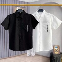 Áo Sơ Mi Nam Cao Cấp Vải Đũi Hàn Dày Dày Dặn Phối Màu Chuẩn Đẹp Như Hình.