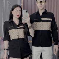 Áo Sơ Mi Nam Cao Cấp Vải Đũi Dày Dặn Phối Màu In Chữ Đẹp Như Hình,