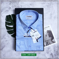 Áo sơ mi nam caro dài tay vạt bằng Vĩnh Tiến Bamboo Tailor Fit 465 - LK8-G652 - 41
