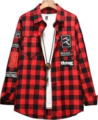 Áo Sơ Mi Nam Caro Tay Dài SMNHHP045 - Đỏ Size 2XL