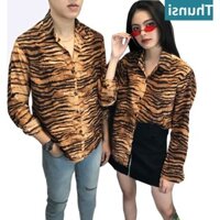 Áo So Mi Nam Chất Áo Sơ Mi áo sơ mi nam AÓ SOMI NAM Aó Nam PHONG CÁCH HÀN QUỐC Cặp Nan Nữ Vằn Vàng Vuajean AWZ