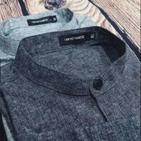 Áo sơ mi nam cổ tàu