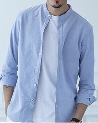 Áo sơ mi nam cổ trụ cài hết cúc  - XXL