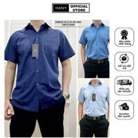 Áo sơ mi nam cộc tay công sở chất vải sợi tre mềm mát vạt ngang thời trang nam bsm0030