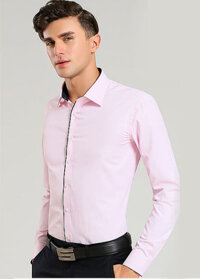 Áo sơ mi Nam công sở - Hồng Nhạt - 40-L