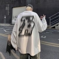 Áo sơ mi nam Cotton hạng nặng Mỹ Áo Hoodie dài tay thời trang hợp thời trang