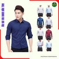 Áo Sơ Mi Nam Dài Tay, Áo Sơ Mi Nam Không Nhăn Xù Không Bai Màu Nhiều Màu Lựa Chọn