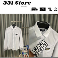 Áo Sơ Mi Nam Dài Tay Đôn chề Thêu Tay LoGo TiTan Chất Lụa Mềm,Áo Sơ Mi Nam Phong Cách Boy Phố