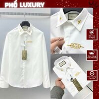 Áo Sơ Mi Nam Dài Tay G.C Logo Vàng Trước Ngực Cổ Áo Thêu Ong Vàng Cao Cấp Sm 1861 8
