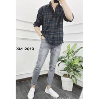 Áo Sơ Mi Nam Dài Tay Họa Tiết Caro Màu Xanh Lá Thời Trang Cao Cấp PONIVA Chất Vải Cao Cấp Mềm Mại Thấm Hút Mồ Hôi Tốt - XANH,L