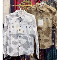 Áo sơ mi nam dài tay mẫu mới Thêu hoạ tiết thời trang cao cấp thanh lịch sang trọng phong cách