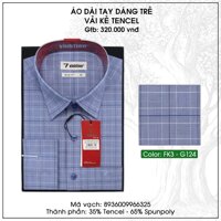 Áo Sơ Mi Nam Dài Tay Slimfit Vĩnh Tiến G124