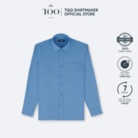 Áo sơ mi nam dài tay TQQ K604CSB chất vải co giãn nhẹ, đứng phom phù hợp với dân công sở