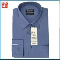 Aó sơ mi nam dài tay Việt Tiến màu XANH NHỚT - PETRO chính hãng , cao cấp – form suông  REGULAR- tà bầu . SHOP HỨA