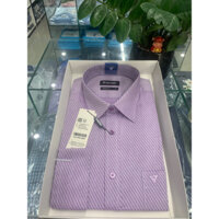Áo sơ mi nam dài tay Việt Tiến 2348 -họa tiết kẻ giá áo 535
