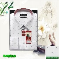 Áo Sơ Mi Nam Dài Tay Vĩnh Tiến Regular Bamboo Họa Tiết G1257