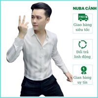 Áo sơ mi nam dài tay,chất vải lụa họa tiết cao cấp,đẹp giá rẻ AT 26