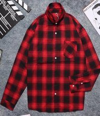 Áo Sơ Mi Nam Flannel Đỏ ASM8827B - l