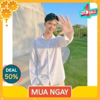 Áo sơ mi nam form rộng phong cách Unisex thời trang
