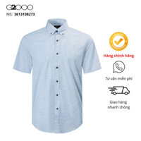 Áo Sơ Mi Nam G2000 Smart Fit (3613108273) Tay Ngắn Màu Xanh