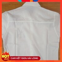 Áo sơ mi nam Hàn Quốc tay dài màu trắng sọc vai họa tiết NY 083