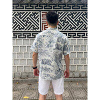 Áo sơ mi nam hoạ tiết Phong Cảnh