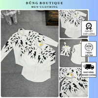 Áo Sơ Mi Nam Họa Tiết Tia Sét Mẫu Mới Nhất_ Áo Sơ Mi Nam Cao Cấp