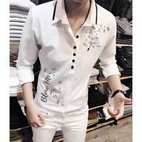 ÁO SƠ MI NAM HỌA TIẾT