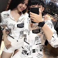 Áo sơ mi nam họa tiết