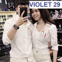 ÁO SƠ MI NAM IN CHUỘT THẦN TÀI CÁ TÍNH KIỂU HÀN QUỐC TB41-33-29 VIOLETSHOP