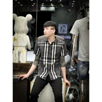 Áo Sơ Mi Nam Kẻ sọc  Siêu Đẹp - Sơ Mi Nam Nữ  kẻ Xanh Cao Cấp