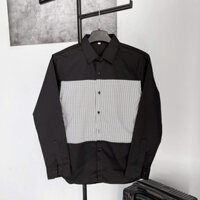 Áo sơ mi nam kẻ sọc trắng hàn quốc công sở