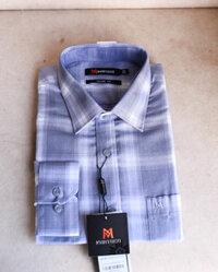 Áo sơ mi nam Khatoco tay dài - xám - L