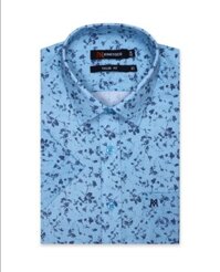 Áo sơ mi nam Khatoco tay ngắn lai ngang - XL